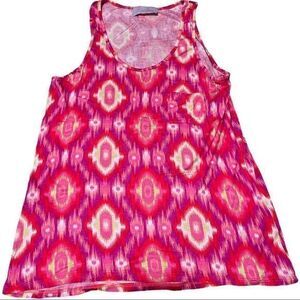 NWOT Charlee Women's Tank Top Sleeveless Scoop‎ Neck Pullover Pink Size Medium
